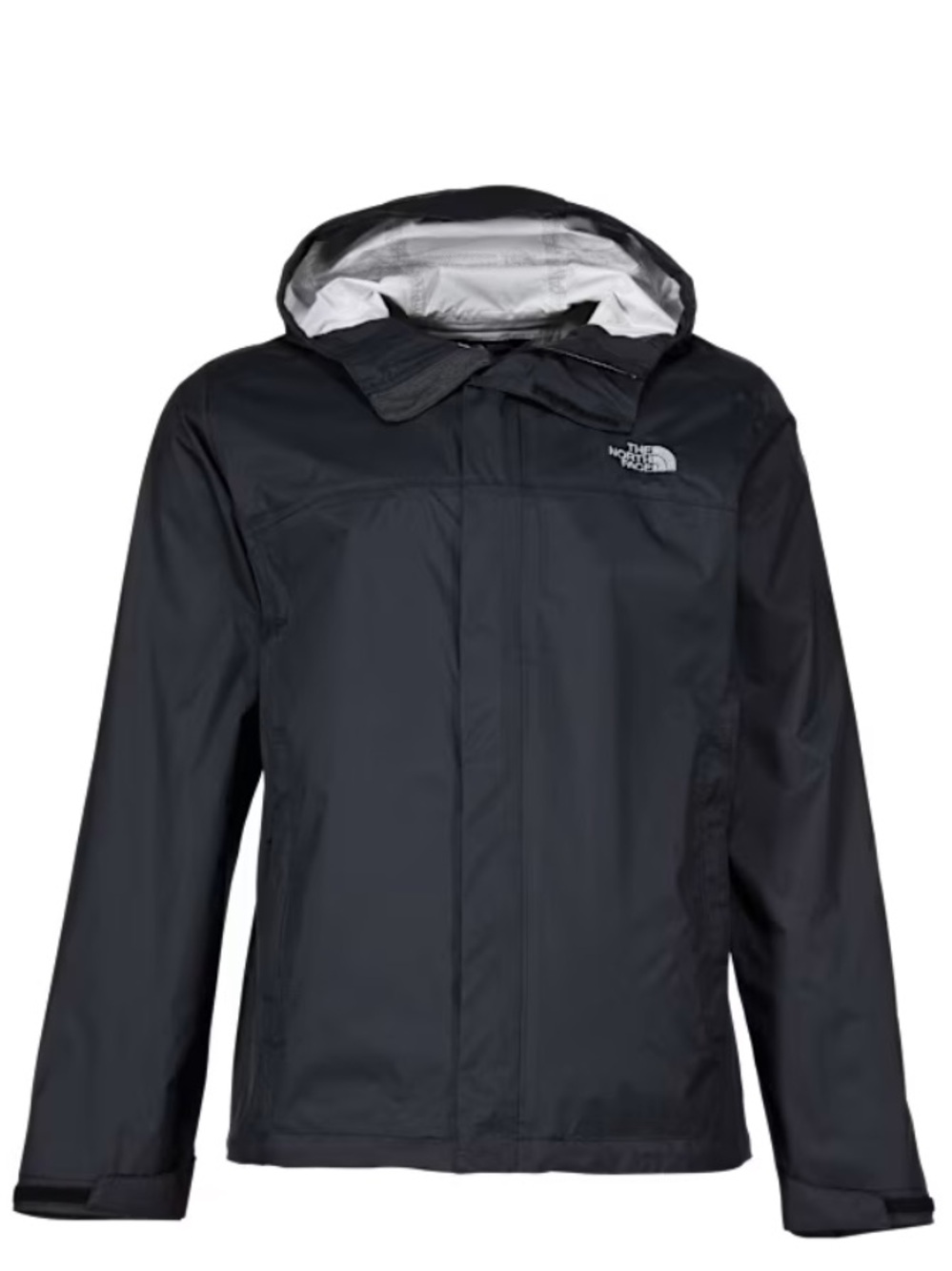 The North Face Men's Black Hooded Rain Jacket